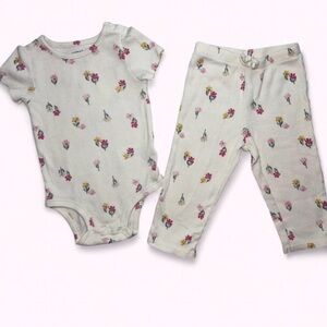 Carter's Floral Pajama 2piece Set